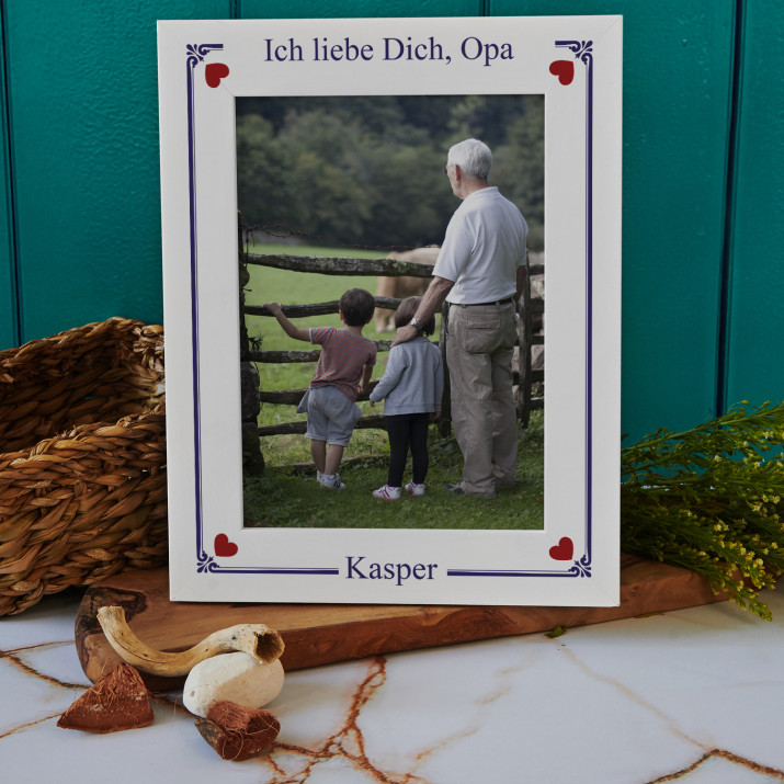 Opa - Bilderrahmen mit Aufdruck